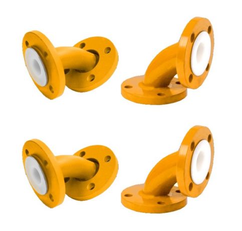 PTFE Lined 45 Degree Elbow in UAE